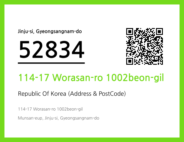 Address and Postal Code QR Code Image (CC BY 4.0)