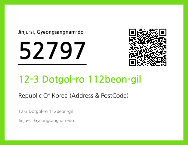 CC BY 4.0 Address and Postal Code QR Code Image (CC BY 4.0)