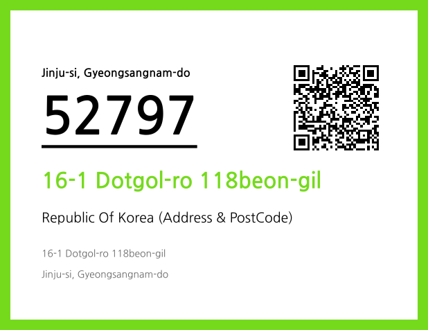 CC BY 4.0 Address and Postal Code QR Code Image (CC BY 4.0)