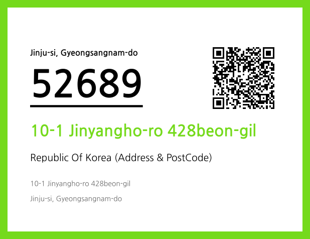 CC BY 4.0 Address and Postal Code QR Code Image (CC BY 4.0)
