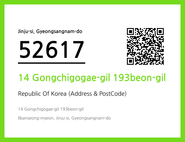 CC BY 4.0 Address and Postal Code QR Code Image (CC BY 4.0)