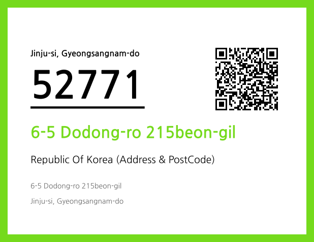 CC BY 4.0 Address and Postal Code QR Code Image (CC BY 4.0)