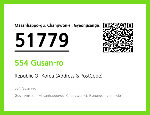 Address and Postal Code QR Code Image (CC BY 4.0)