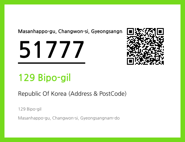CC BY 4.0 Address and Postal Code QR Code Image (CC BY 4.0)