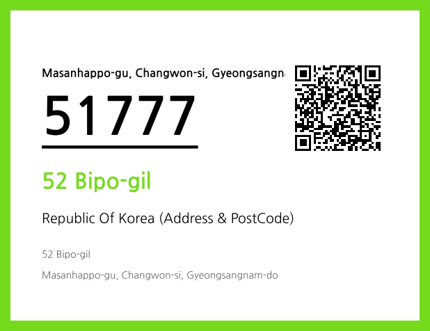 CC BY 4.0 Address and Postal Code QR Code Image (CC BY 4.0)