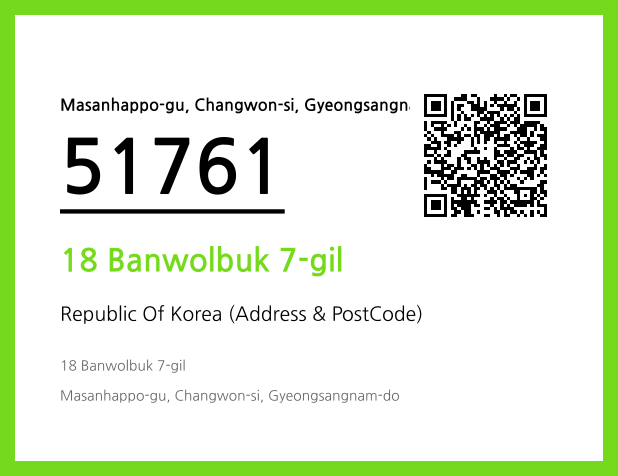 CC BY 4.0 Address and Postal Code QR Code Image (CC BY 4.0)