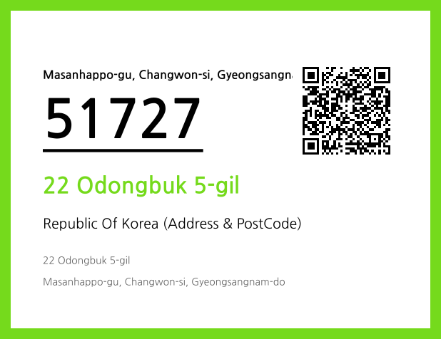 CC BY 4.0 Address and Postal Code QR Code Image (CC BY 4.0)