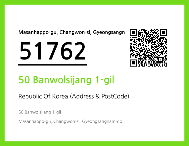 CC BY 4.0 Address and Postal Code QR Code Image (CC BY 4.0)