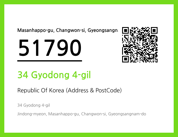 CC BY 4.0 Address and Postal Code QR Code Image (CC BY 4.0)