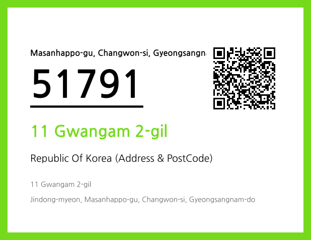 CC BY 4.0 Address and Postal Code QR Code Image (CC BY 4.0)