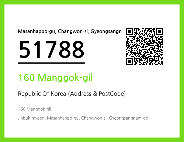 CC BY 4.0 Address and Postal Code QR Code Image (CC BY 4.0)