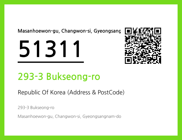 Address and Postal Code QR Code Image (CC BY 4.0)