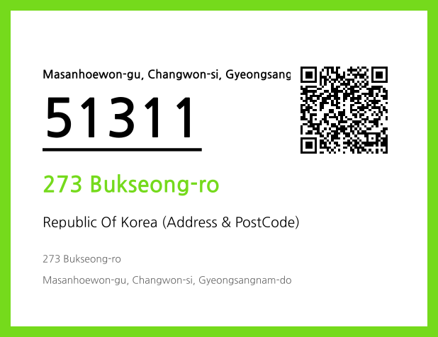 CC BY 4.0 Address and Postal Code QR Code Image (CC BY 4.0)
