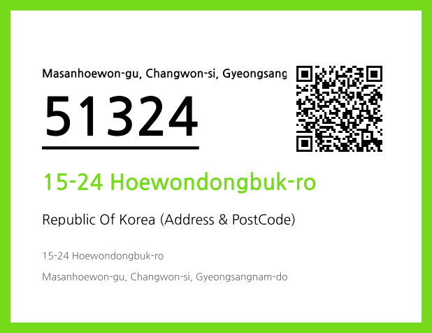 CC BY 4.0 Address and Postal Code QR Code Image (CC BY 4.0)
