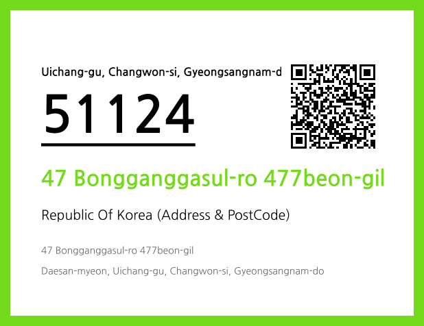 CC BY 4.0 Address and Postal Code QR Code Image (CC BY 4.0)
