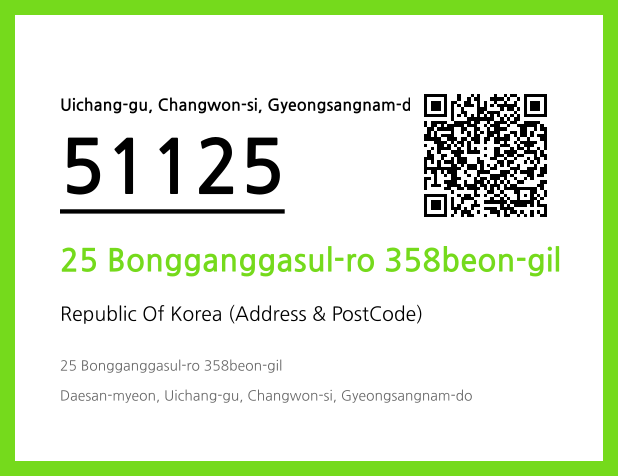CC BY 4.0 Address and Postal Code QR Code Image (CC BY 4.0)