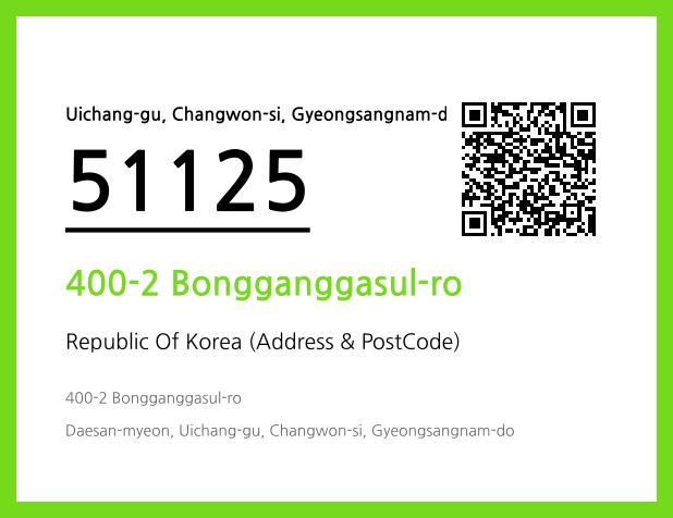 CC BY 4.0 Address and Postal Code QR Code Image (CC BY 4.0)