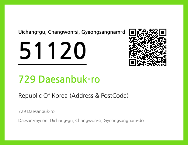 CC BY 4.0 Address and Postal Code QR Code Image (CC BY 4.0)