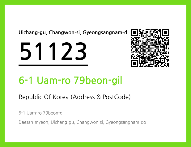 CC BY 4.0 Address and Postal Code QR Code Image (CC BY 4.0)