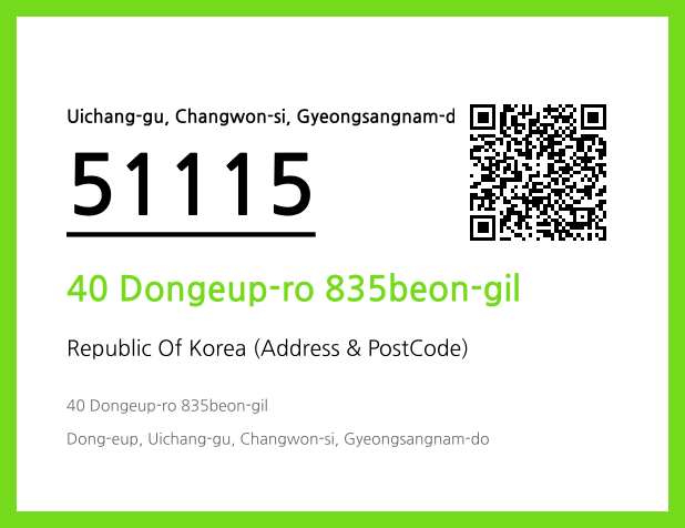 CC BY 4.0 Address and Postal Code QR Code Image (CC BY 4.0)