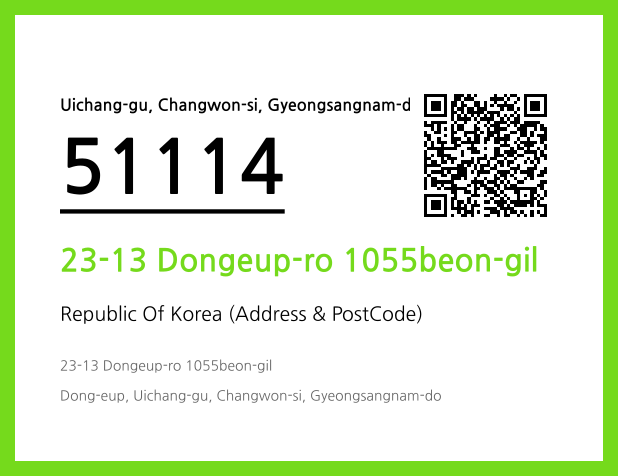 CC BY 4.0 Address and Postal Code QR Code Image (CC BY 4.0)