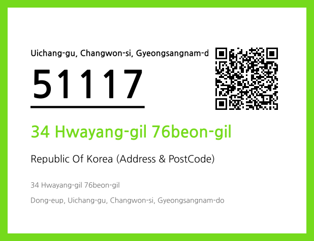 CC BY 4.0 Address and Postal Code QR Code Image (CC BY 4.0)