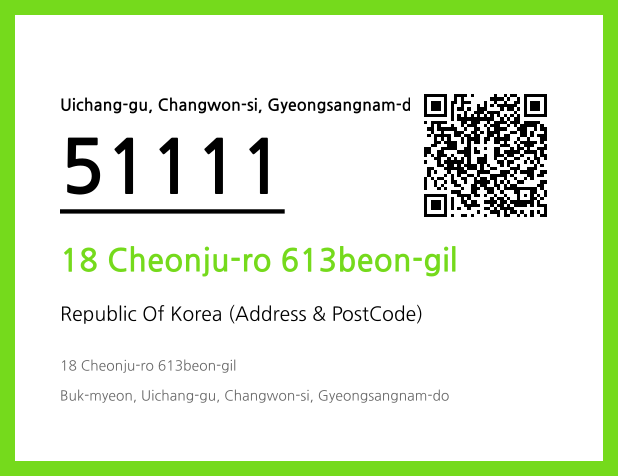 CC BY 4.0 Address and Postal Code QR Code Image (CC BY 4.0)
