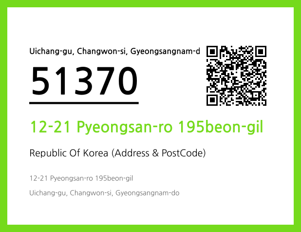 CC BY 4.0 Address and Postal Code QR Code Image (CC BY 4.0)