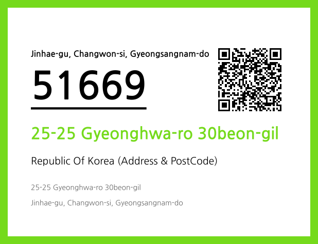 CC BY 4.0 Address and Postal Code QR Code Image (CC BY 4.0)