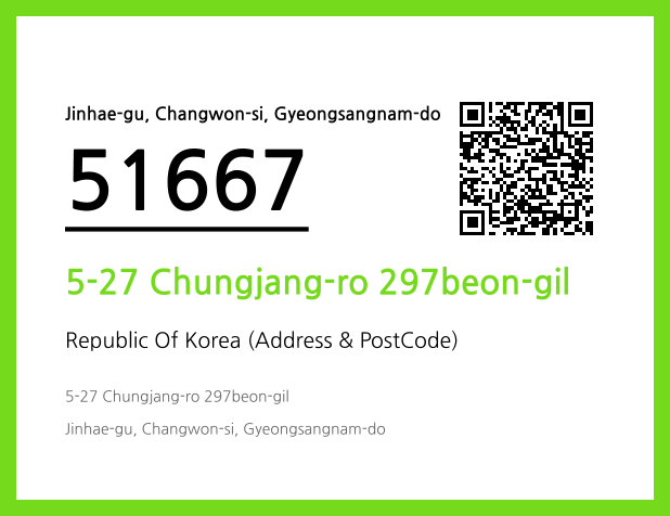 CC BY 4.0 Address and Postal Code QR Code Image (CC BY 4.0)