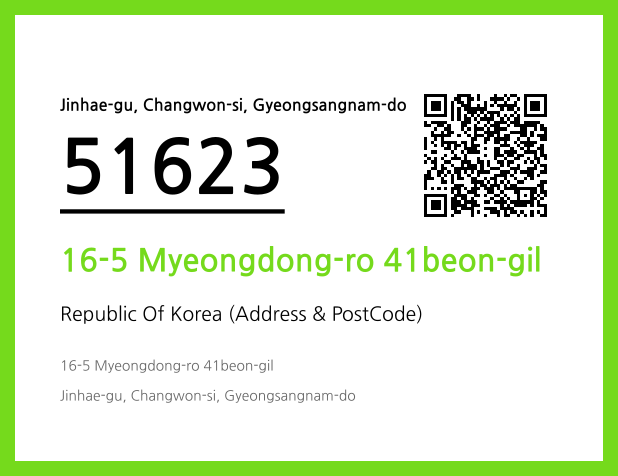 CC BY 4.0 Address and Postal Code QR Code Image (CC BY 4.0)