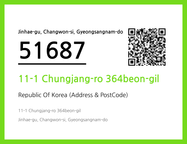 CC BY 4.0 Address and Postal Code QR Code Image (CC BY 4.0)
