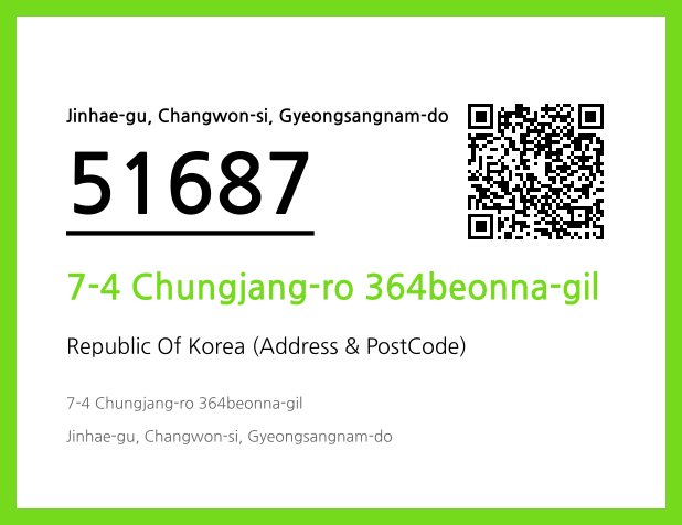 CC BY 4.0 Address and Postal Code QR Code Image (CC BY 4.0)