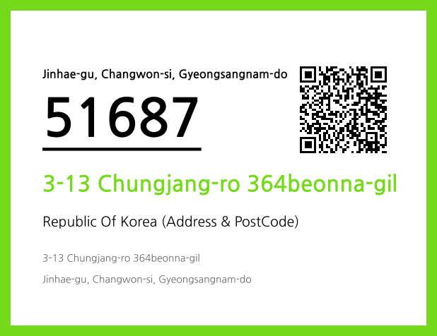 CC BY 4.0 Address and Postal Code QR Code Image (CC BY 4.0)