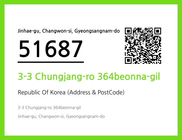 CC BY 4.0 Address and Postal Code QR Code Image (CC BY 4.0)