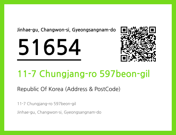 CC BY 4.0 Address and Postal Code QR Code Image (CC BY 4.0)