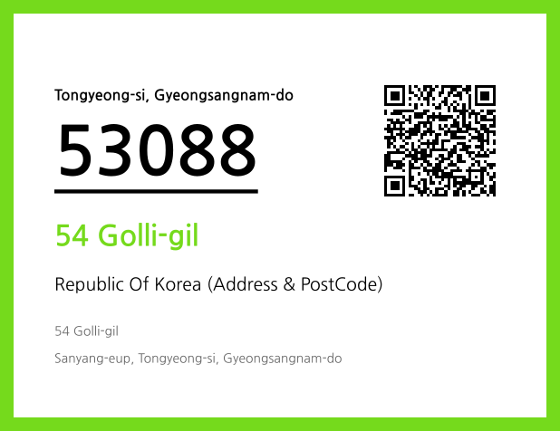 CC BY 4.0 Address and Postal Code QR Code Image (CC BY 4.0)