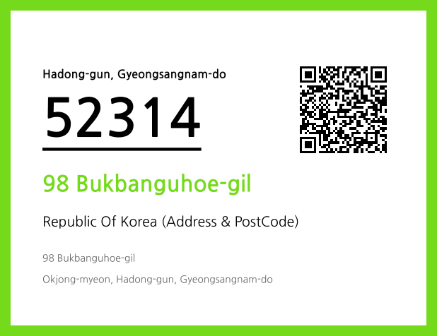 CC BY 4.0 Address and Postal Code QR Code Image (CC BY 4.0)