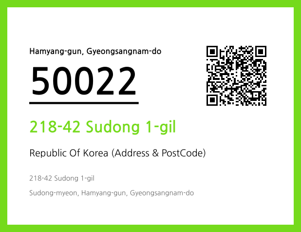 CC BY 4.0 Address and Postal Code QR Code Image (CC BY 4.0)