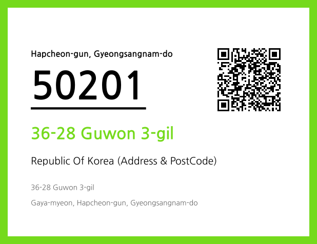 CC BY 4.0 Address and Postal Code QR Code Image (CC BY 4.0)