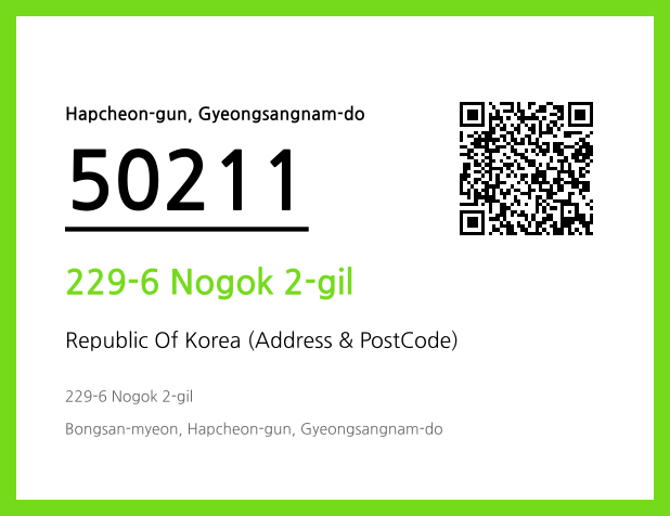 CC BY 4.0 Address and Postal Code QR Code Image (CC BY 4.0)