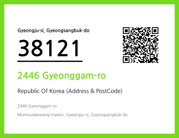 CC BY 4.0 Address and Postal Code QR Code Image (CC BY 4.0)