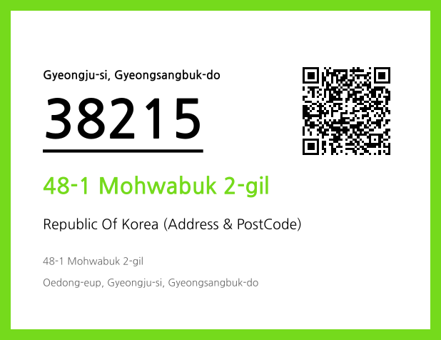 CC BY 4.0 Address and Postal Code QR Code Image (CC BY 4.0)