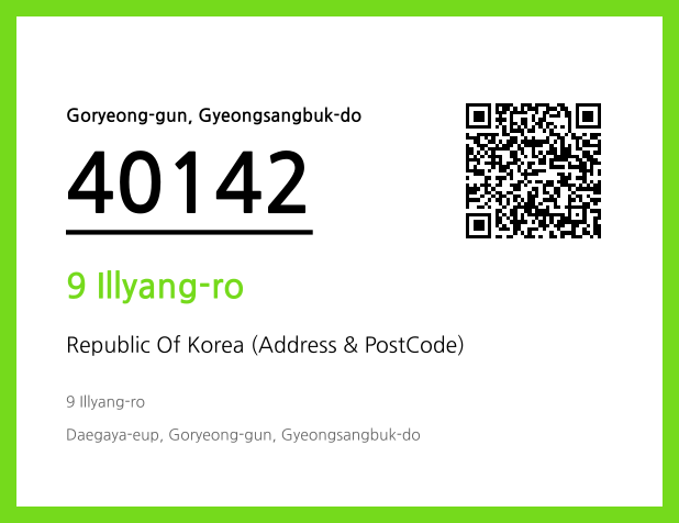 CC BY 4.0 Address and Postal Code QR Code Image (CC BY 4.0)