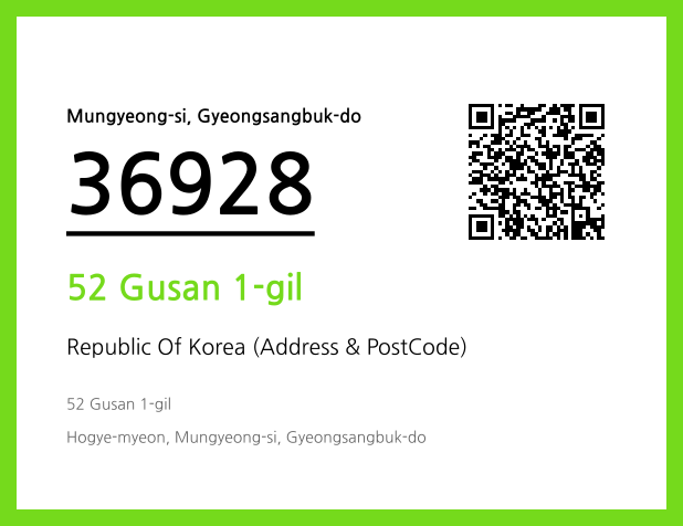 CC BY 4.0 Address and Postal Code QR Code Image (CC BY 4.0)