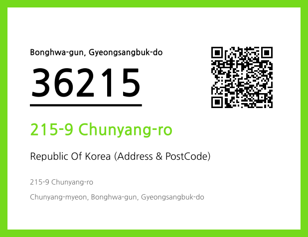 CC BY 4.0 Address and Postal Code QR Code Image (CC BY 4.0)