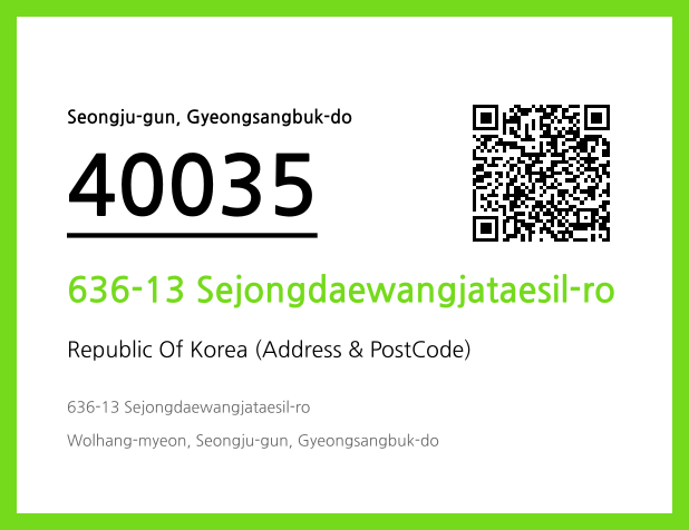 CC BY 4.0 Address and Postal Code QR Code Image (CC BY 4.0)