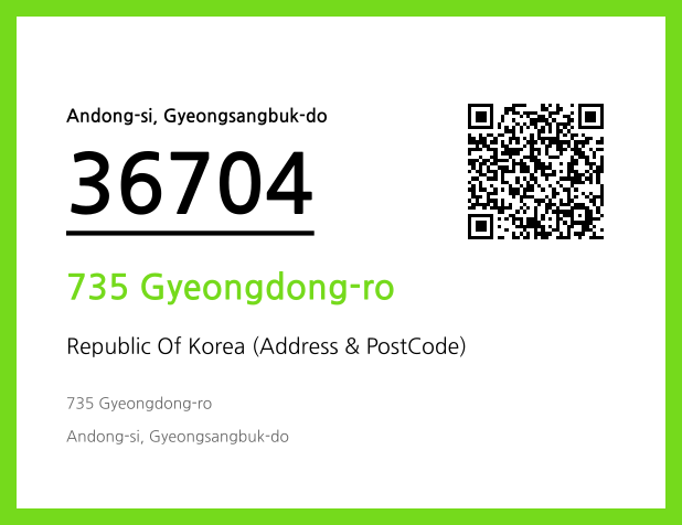 CC BY 4.0 Address and Postal Code QR Code Image (CC BY 4.0)