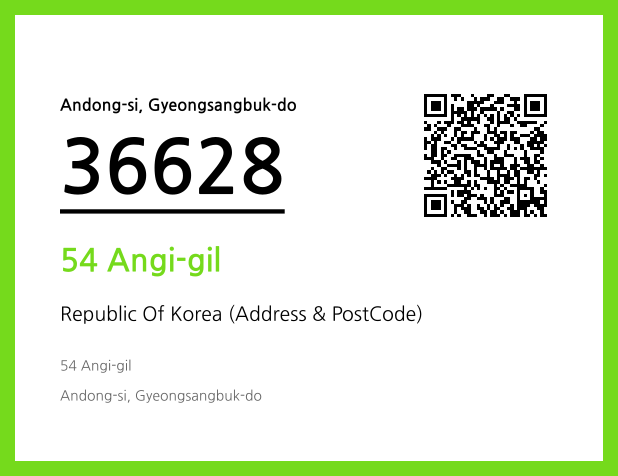 CC BY 4.0 Address and Postal Code QR Code Image (CC BY 4.0)