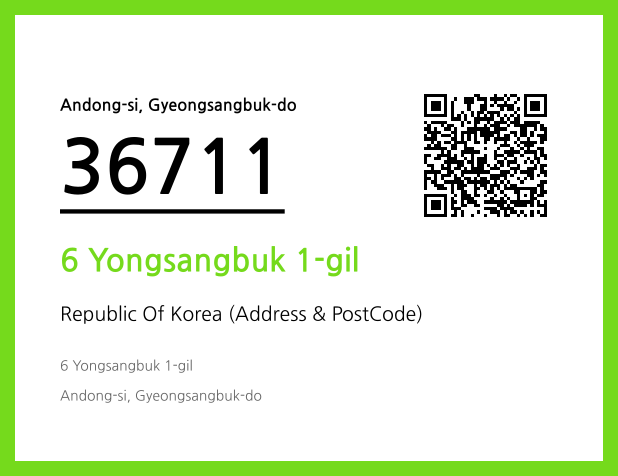 CC BY 4.0 Address and Postal Code QR Code Image (CC BY 4.0)